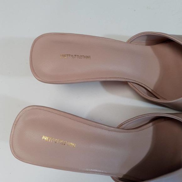 Sz 9 Square Toe Low Square Heel Mules NWOB - Picture 6 of 10